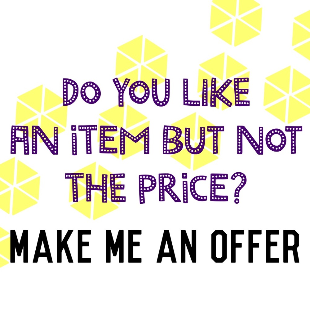 Don’t fret! Make me an offer!